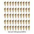 thumbnail image 4 of 50 Pieces Candies Biscuits Pastry Wrapping 50 Cones Single Use Portable Single Use Gift Bag Holder Packing Paper DIY Crafting Brown, 4 of 7