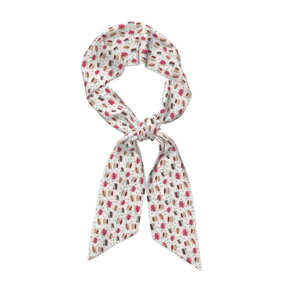 Cauagu Birthday Cake Pattern Scarf for Women,Neck Scarf Women's Wrap Scarf Head Shawl Long Scarf Accessory Scarf Fall Gift