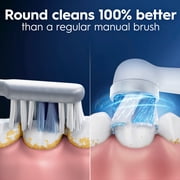 رؤوس فرشاة أسنان Oral-B، رؤوس فرشاة iO Ultimate Clean البديلة، بيضاء، عدد 2