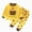 H234-Yellow, variant on TOWED22 Toddler Girls Boys Fall Winter Outfits Embroidery Long Sleeve Sweatshirt Tops and Striped Pants Sets 2pcs Fall Winter Clothes Clothing Set(Light Pink,12-18 M)