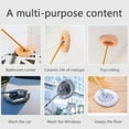 thumbnail image 4 of RXIRUCGD Wall Mop Wall Cleaner with Long Handle, 180-degree Rotating Mop Baseboard Cleaner Tool, Microfiber Ceiling Dust Mop Duster Washer Cleaning Brush for Wall, Floor, Window,Car, 4 of 5