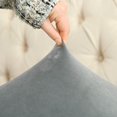 thumbnail image 4 of TUTUnaumb Universal Sofa Cover Soft Velvet Stretch Couch Cushion Slipcovers Replacement Anti-Slip L Shape Sofa Covers Machine Washable Sofa Cover Sofa Cushion Summer-Brown, 4 of 7