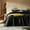 Black, variant on Velvet Quilt Oversized California King-120''x120'', Lightweight Black Velvet Comforter Set with 2 Pillow Shams, Soft Oversized Bedspread Coverlet Quilted Bedding Set for All Season