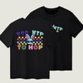 thumbnail image 2 of Gpaecead Happy Easter Eggs Shirts Boys Girls Bunny Tshirt Short Sleeve Cotton Tee Funny Rabbit Graphic Tshirts 1 Years Black, 2 of 3