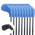 thumbnail image 3 of Baohd Golf Club Cover TPE Putter Iron Driver Headcovers Portable Replaceable Protector Guard Sleeve Accessories for Beginners Black, 3 of 8