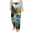 thumbnail image 1 of Fotbe Vintage Truck Farm Scene Pantalones de Pijama para Mujer, Pantalones de Dormir, Pantalones Pj con Cordón y Bolsillos-3X-Large, 1 of 6