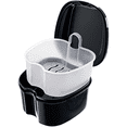 thumbnail image 3 of Black Denture Soaking Container Partial Denture Retainer Cleaning Denture Container Denture Tooth Cup With And Cover, 3 of 3