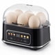 thumbnail image 1 of Cocedor de huevos Elite Gourmet digital, capacidad para 6 huevos, negro, 1 of 8