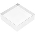thumbnail image 1 of Clear Polished Acrylic Square Display Block 3x3x1inch Ring Showcase Display Holder Solid Acrylic Cube Jewelry Display Stands Clear Acrylic Blocks, 1 of 8