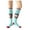 Penguin Ear Muffs, variant on 2 Pair Women’s Holiday Christmas Knee High Socks – Size 9-11 – Festive Winter Novelty Gift Socks – Soft & Warm Xmas Socks