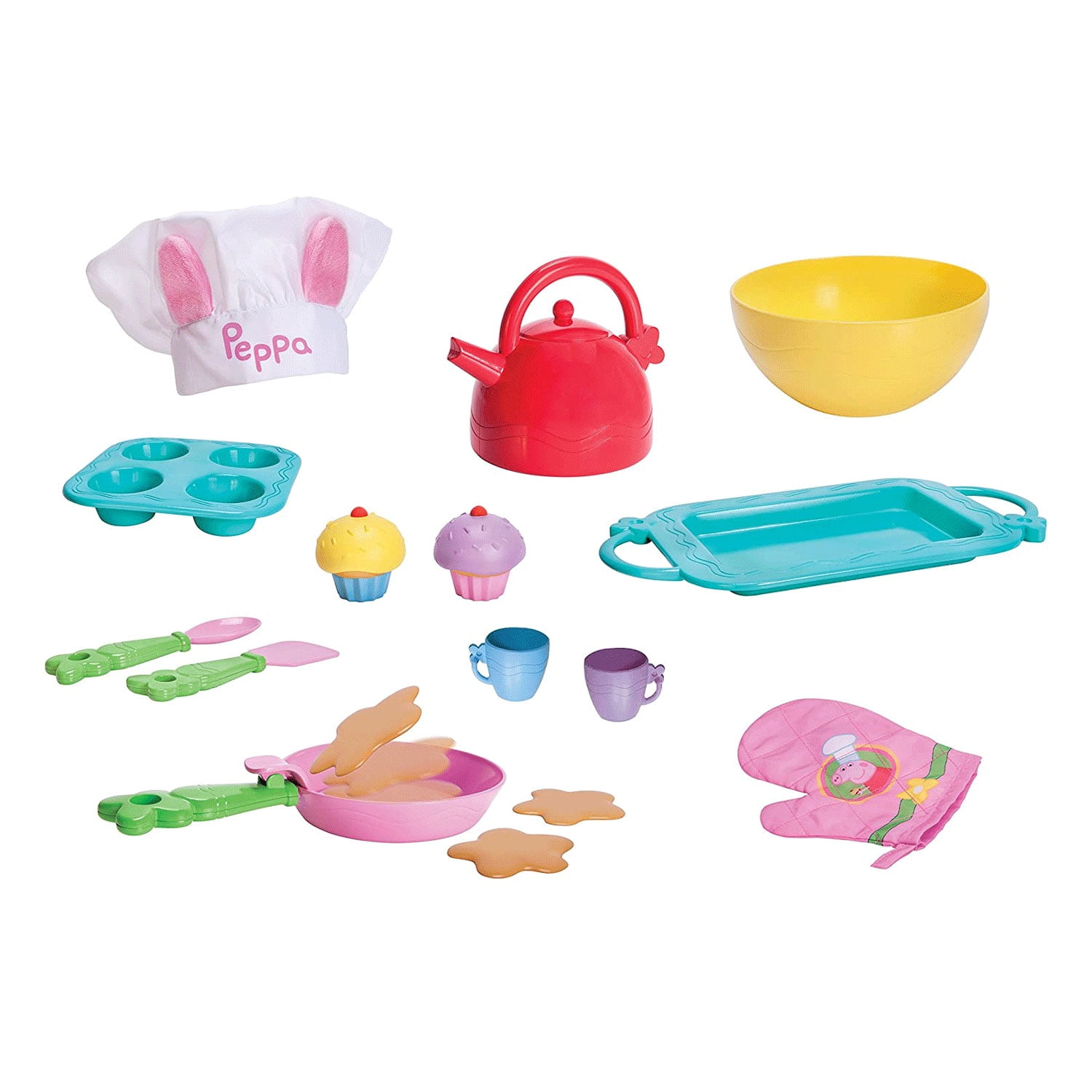 Peppa Pig s Little Kitchen Deluxe Playset for Toddlers Ages 2 Years Old Up Walmart