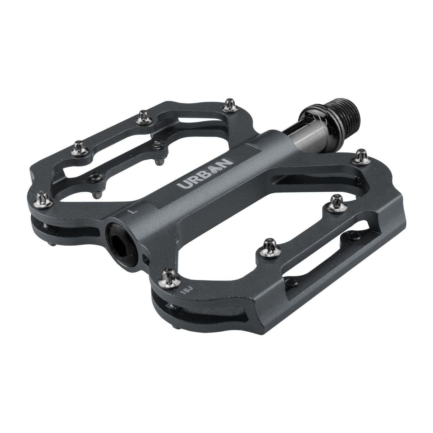 white flat pedals