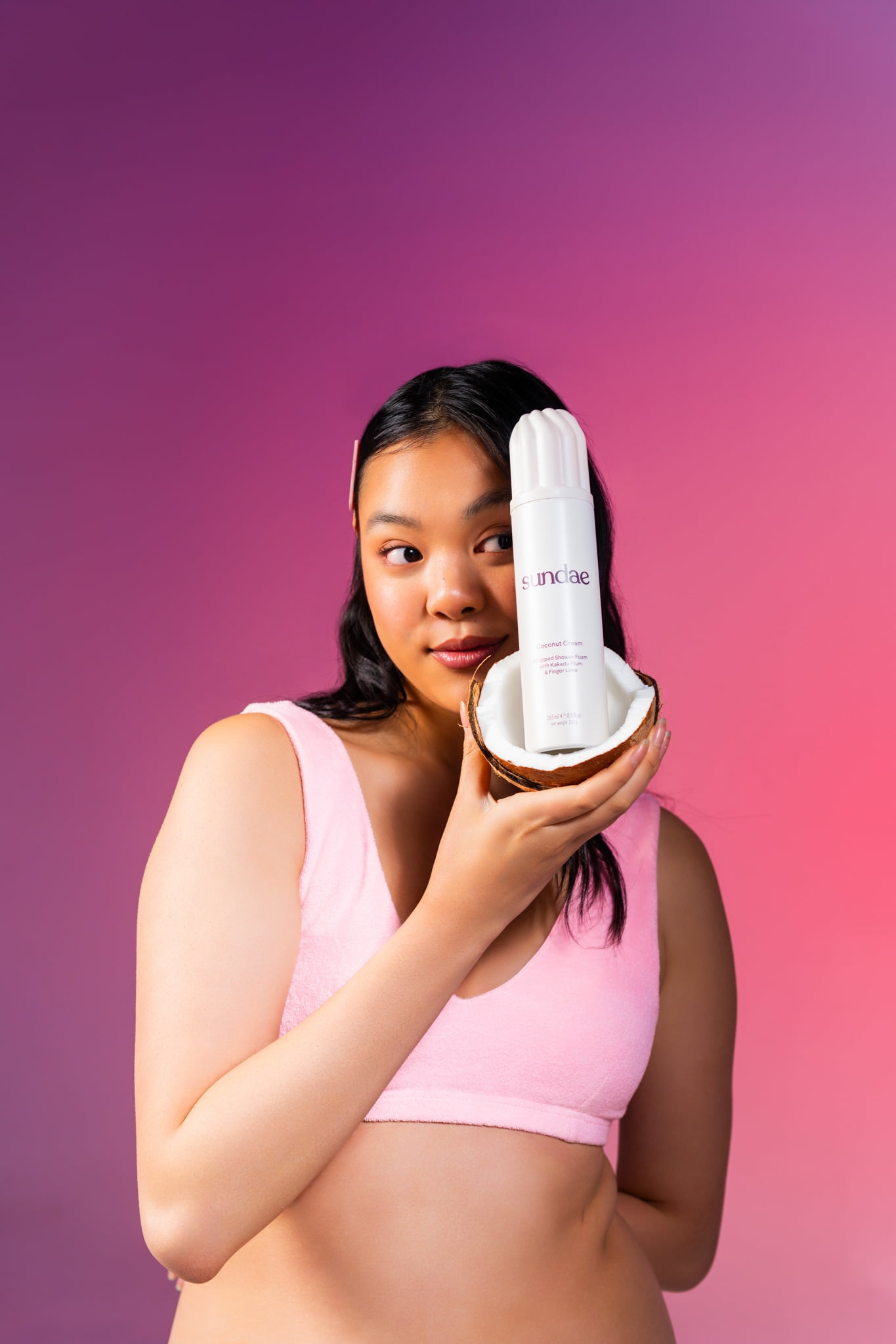 Sundae Whipped Shower Foam Coconut Cream for All Adult Skin Types