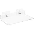 thumbnail image 1 of BESTYASH 1Pcs L Shape Clear Acrylic Wall Mounted Storage Rack for Washroom Wall Decor and Renters, 1 of 7