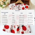 thumbnail image 3 of Tranfacy Dress for Toddler Girls Summer Print Round Neck Casual Fashion for 3 Months‑3 Years, 3 of 4