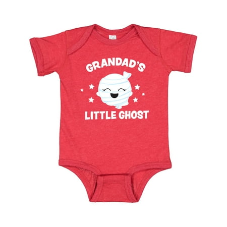 

Inktastic Cute Grandad s Little Ghost with Stars Gift Baby Girl Bodysuit