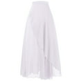 thumbnail image 4 of Women Midi Skirt Flowy Chiffon Long Skirt White One Size, 4 of 4