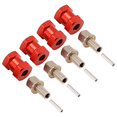 thumbnail image 3 of 4pcs 12mm Hex Wheel Hub Drive Adaptor 15mm Extension Combiner Coupler for 1/10 RC Car Crawler SCX10 D90,Red, 3 of 9