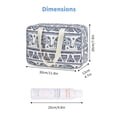 thumbnail image 4 of Travel Toiletry Bag Women Large Cosmetic Bag Travel Makeup Bag Organizer Medicine Bag for Toiletries Essentials Accessories, Elephant, 4 of 8
