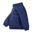 thumbnail image 7 of CLOISE Toddler Puffer Jacket Boys Short Pockets Snowsuit Snow Outwear Navy 110-160, 7 of 7