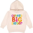 thumbnail image 2 of Inktastic Cutest Big Sister Toddler Hoodie, 2 of 4
