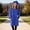 Blue, variant on Adult Unisex 2 Pieces Graduation Cap and Gown with Tassel Set for High School and University Black XXXL