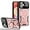Pink, variant on Case for Samsung Galaxy A04E with Magnetic Attraction 360° Ring Stand Cover for Samsung Galaxy A04E with Screen Camera Protector Hard PC TPU Case Green