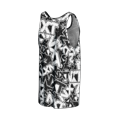 thumbnail image 3 of Men's ProSphere Black NXT Logo Allover Print Tank Top, 3 of 3