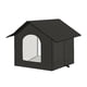 thumbnail image 2 of Caseta para mascotas (1 unidad) caseta para interior y exterior de 35 x 33 x 30 cm cama plegable suave impermeable aislante forro de aluminio cueva segura para perros y gatos, 2 of 9
