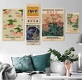 thumbnail image 5 of Póster de arte japonés con diseño de loto y pez dorado de Hokusai Ohara Koson, arte de pared japonés, pintura en lienzo retro, decoración para sala de estar, sin marco, 5 of 5