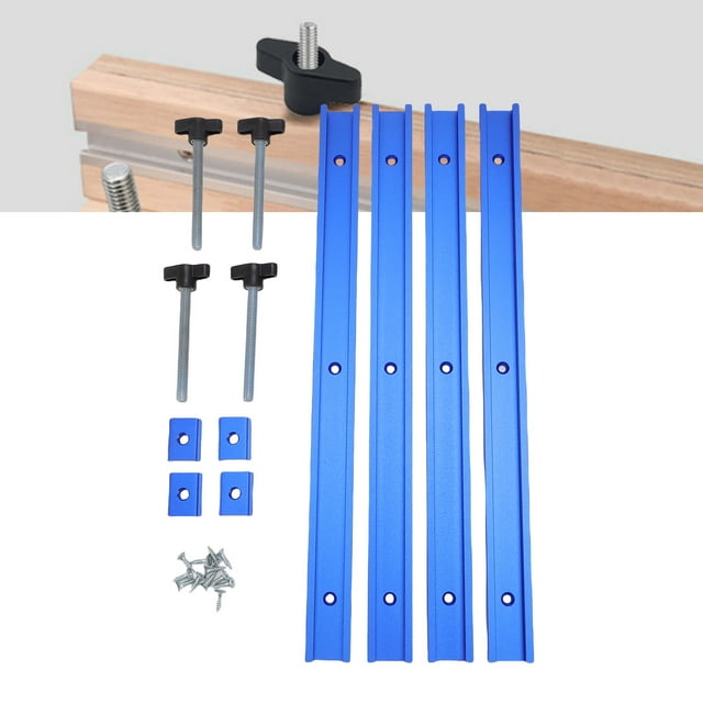 T de Ranura t Rail, Orificios pre Perfilados de 400 mm T Rail Control Deslizante para la mesa de Sierra de Placa de Prensa