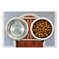 thumbnail image 1 of Moroccan Pet Mat for Food and Water, Antique Wooden Door of Architecture with Star Form Oriental Picture, Non-Slip Rubber Mat for Dogs and Cats, 18" X 12", by Ambesonne, 1 of 1