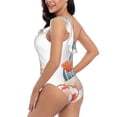 thumbnail image 4 of Honeii Summer Gnome for women's one-piece swimsuit featuring a chic one-shoulder design experience elegance and style in the water-Large, 4 of 6