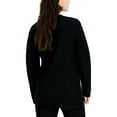 thumbnail image 2 of INC International Concepts Womens Rhinestone Button Chunky Cardigan Deep Black M, 2 of 2