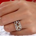 thumbnail image 4 of JUNWELL Mother & Daughter Forever Linked Together Ring  Inspirational Jewelry Rings, 4 of 4
