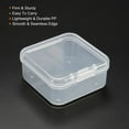 thumbnail image 4 of Unique Bargains 45x20mm Plastic Square Clear Storage Container Box with Lid, 12 Pack, 4 of 5