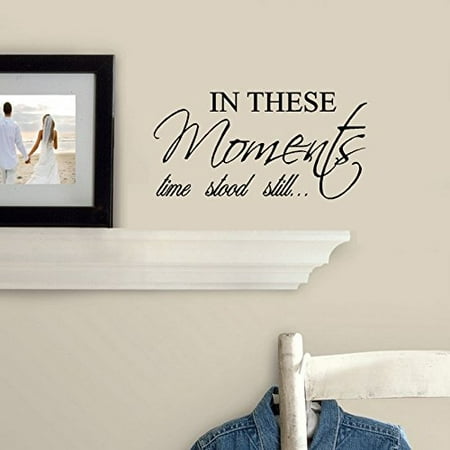 Decal ~ In these moments Time Stood Still #2 ~ WALL DECAL 13