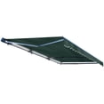 thumbnail image 1 of ALEKO LED Motorized Half Cassette 13 x 10 ft Retractable Home Patio Awning Green, 1 of 10