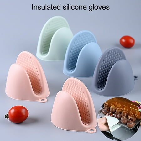 

Ludlz 1Pc Insulation Glove Anti-Scald Silicone Heat Insulation Glove Anti-Slip Kitchen Oven Baking Glove Kitchen Tool