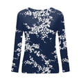 thumbnail image 5 of Ichuanyi liquidación de la moda femenina camiseta suelta de manga larga blusa redonda de cuello redondo ICHUANYI WER202308241602, 5 of 5