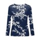 thumbnail image 5 of Pntutb - Camiseta holgada con estampado de moda para mujer, blusa de manga larga, cuello redondo, tops casuales Pntutb Pntutb-6818, 5 of 5