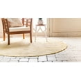 thumbnail image 3 of Rugs.com Chindi Cotton Collection Rug – 6 Ft Round Yellow Flatweave Rug Perfect For Kitchens, Dining Rooms, 3 of 9