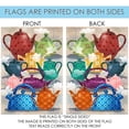 thumbnail image 5 of Toland Home Garden Ornate Teapots Tea Teapot Flag Double Sided 28x40 Inch, 5 of 5