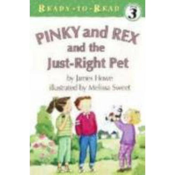 Pre-Owned Pinky and Rex and the Just-Right Pet (Paperback) 0689839421 9780689839429