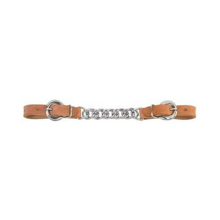 Leather Strap Russet Weaver Leather 30-1355 Horse Curb Strap, Single Flat Link, Russet Leather, 5/8-In. - Quantity 1 ()
