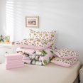 thumbnail image 6 of Homewish Zoo Animal 7-Piece Twin Bedding Sets,Cute Lions Zebra Bedding Comforter Set,Pink Green Sheet Sets For Girsl Boys,Super Cozy Room Decor Reversible, 6 of 8