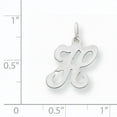 thumbnail image 2 of Beautiful 14k White Gold Initial H Charm, 2 of 2