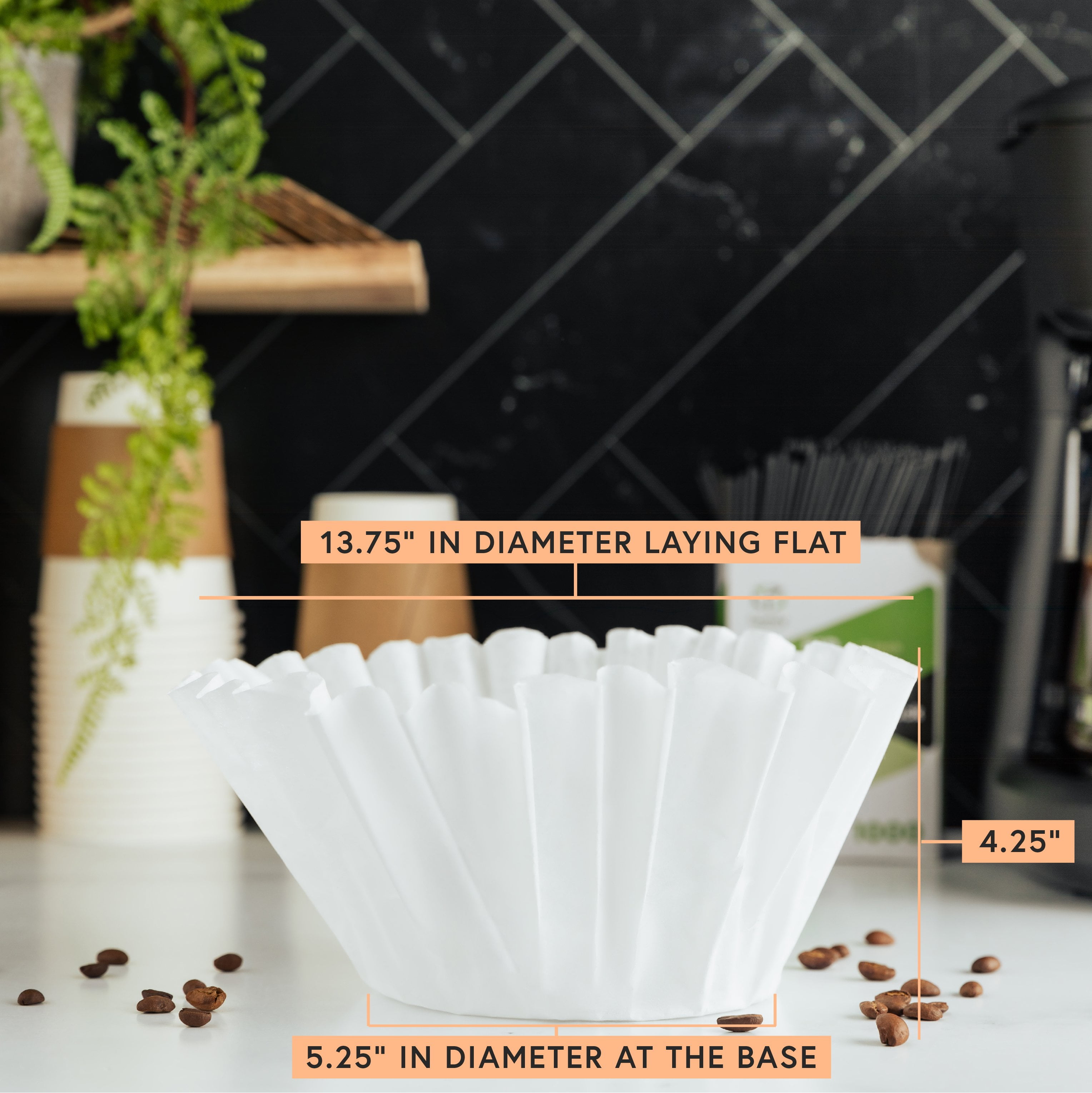 French Press Paper Filters - Extra Large