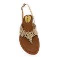 thumbnail image 2 of Victoria K Women's Multi Straps With Gold Side Buckles Sandals, 2 of 5