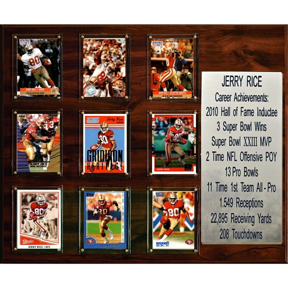 Jerry Rice San Francisco 49ers 15'' x 18'' Plaque